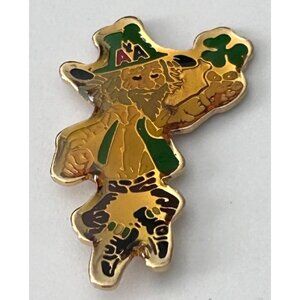 Vintage American Airlines Leprechaun Lapel Pin St Patricks Day Hat  Shamrock